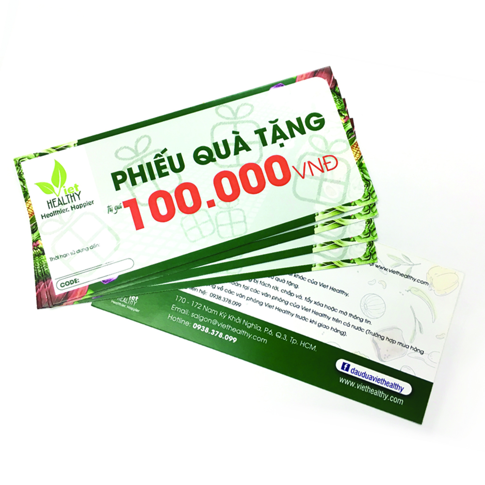 Phiếu quà tặng Việt Healthy