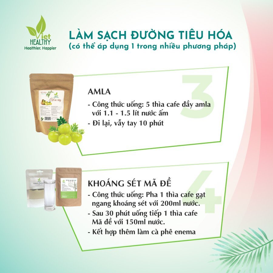 làm sạch đường tiêu hóa