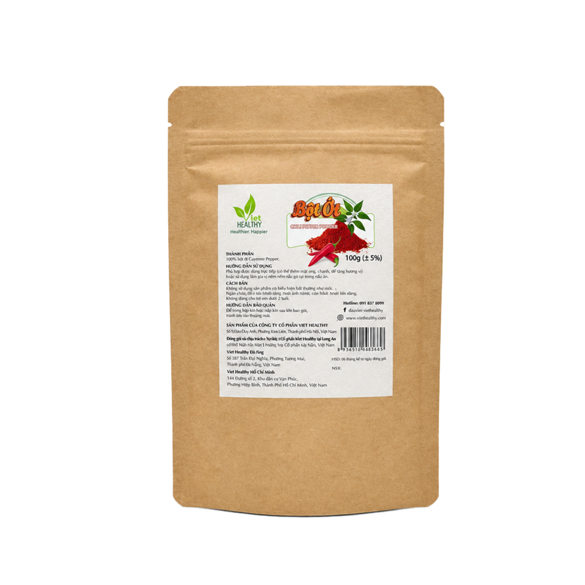 Bột ớt Cayenne Pepper 