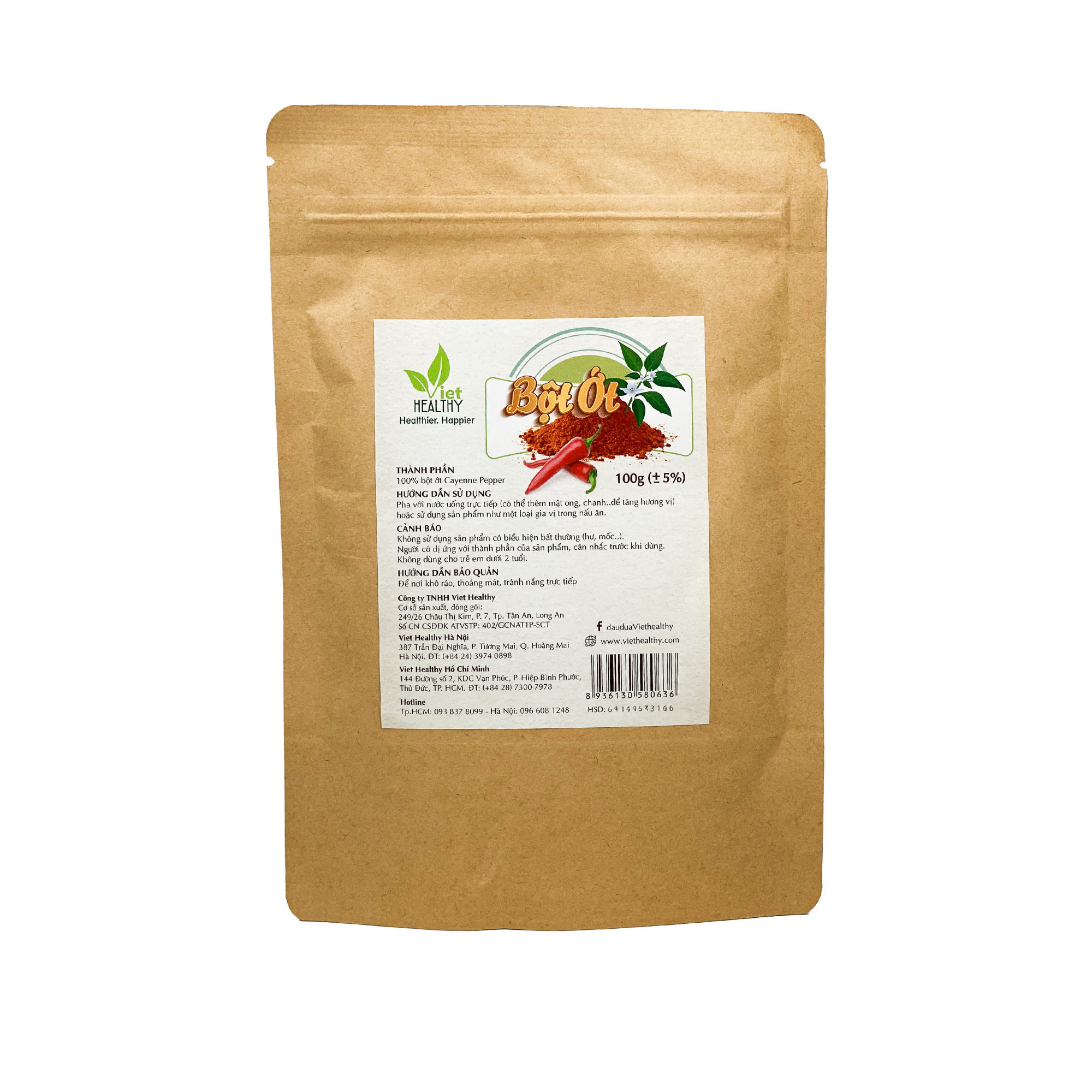 Bột ớt Cayenne Pepper 100g