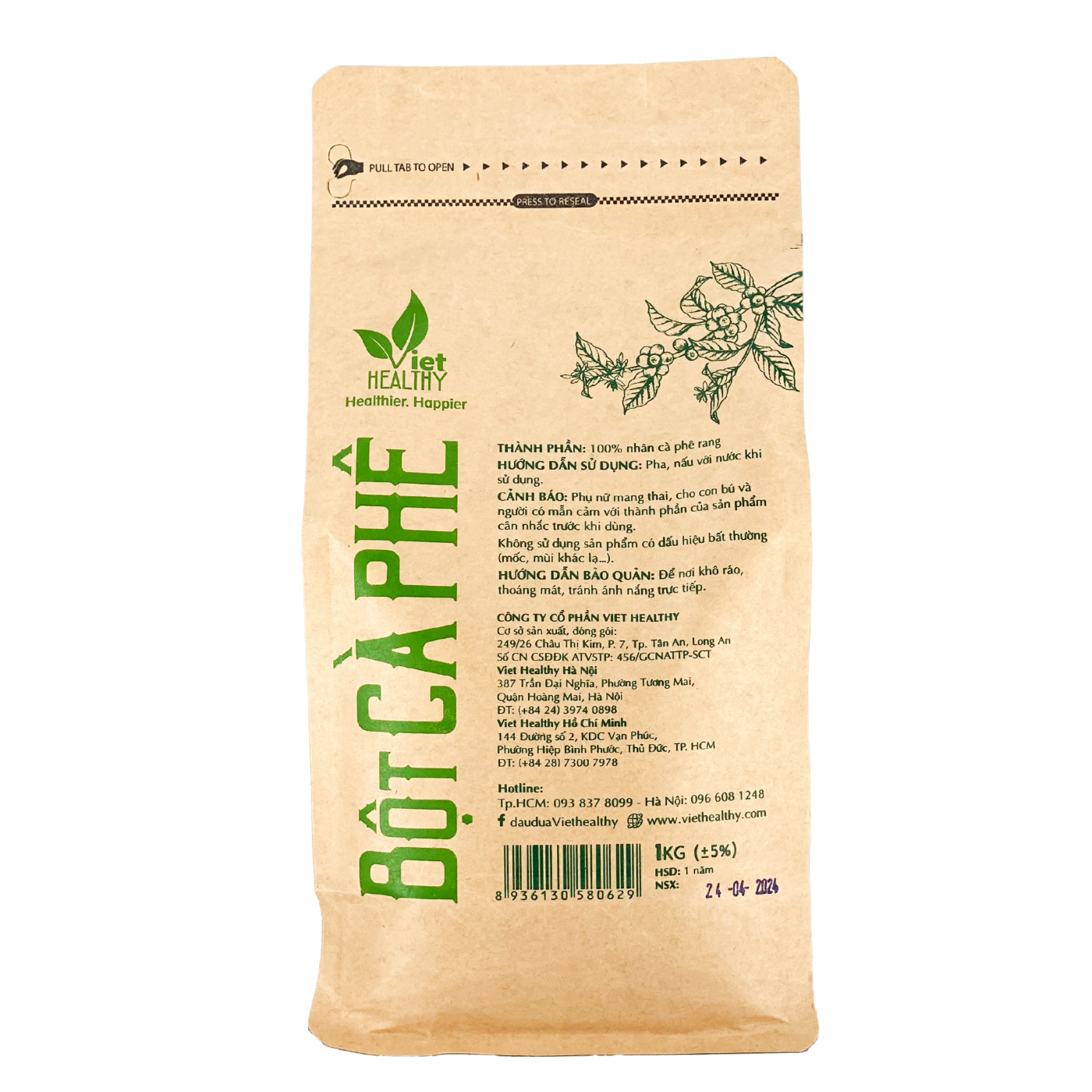 Bột Cà phê 1 kg