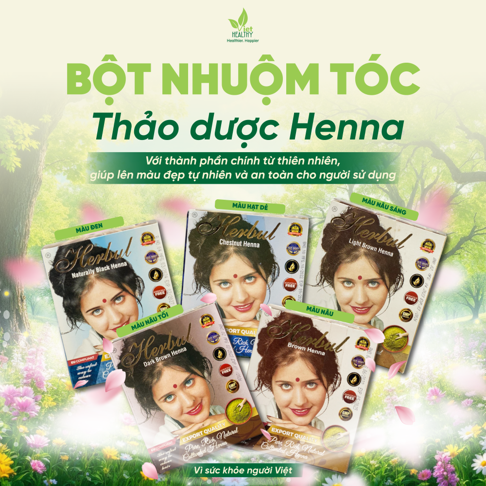Bột nhuộm tóc thảo dược Henna