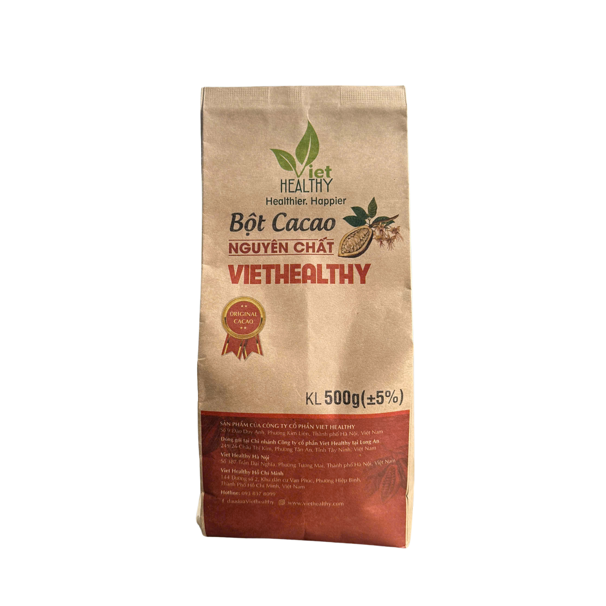 Bột Cacao nguyên chất 500g