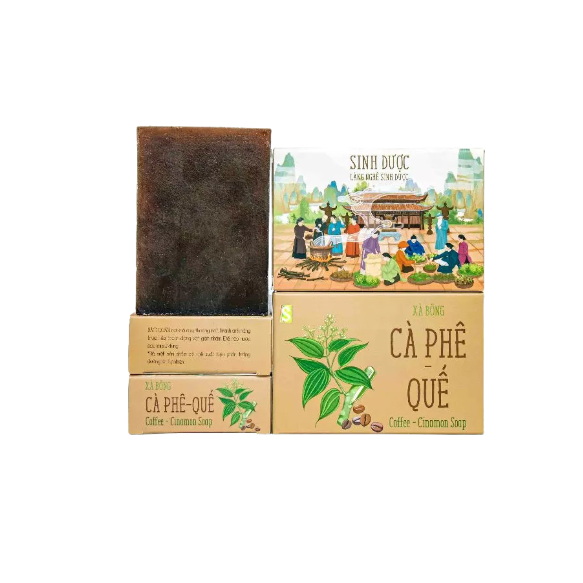 Xà bông thảo dược - Cà phê và Quế 110g