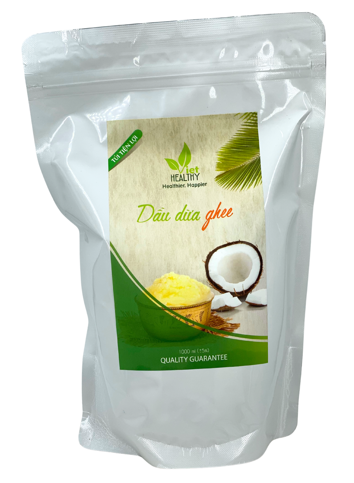 Dầu dừa Ghee túi tiện lợi 1 lít