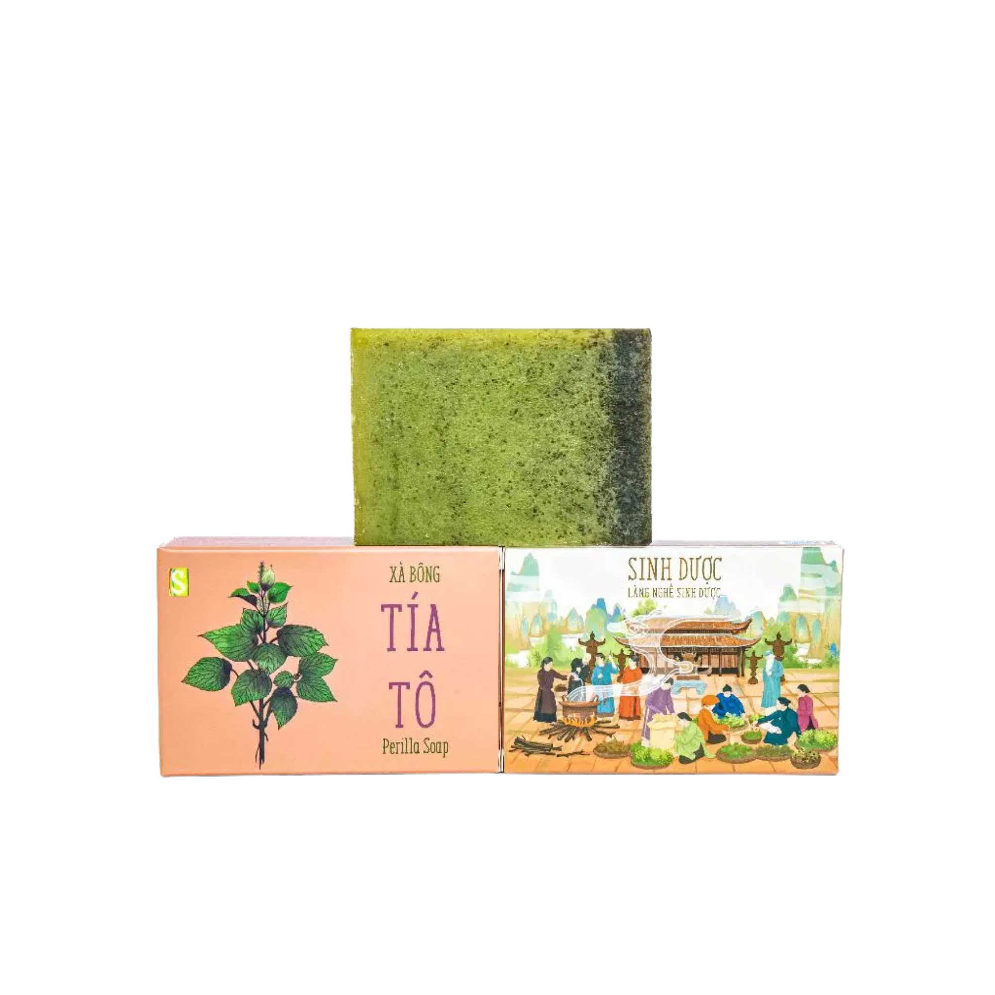 Xà bông thảo dược - Tía tô 110g