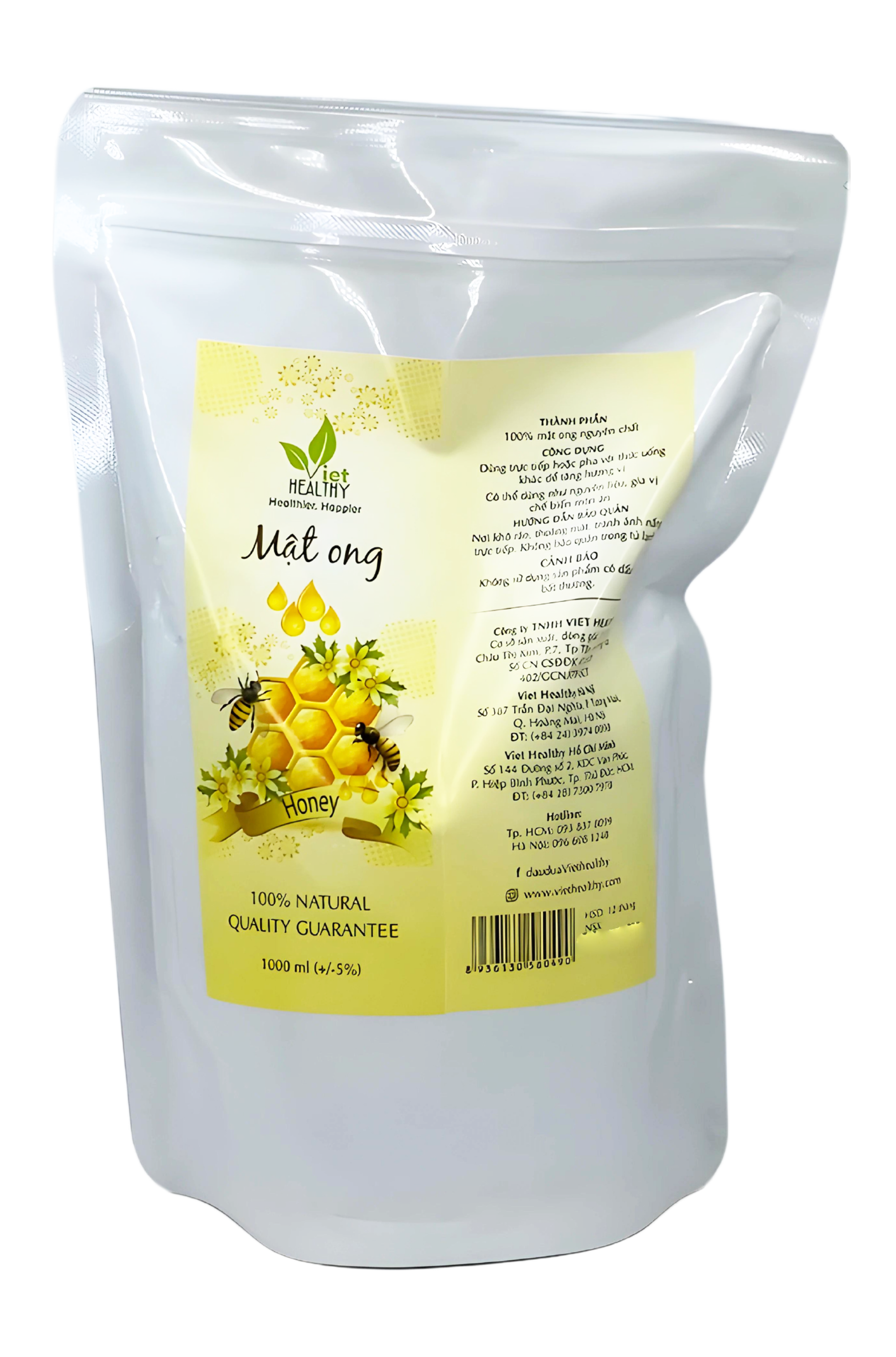 Mật ong túi tiện lợi 1 lít