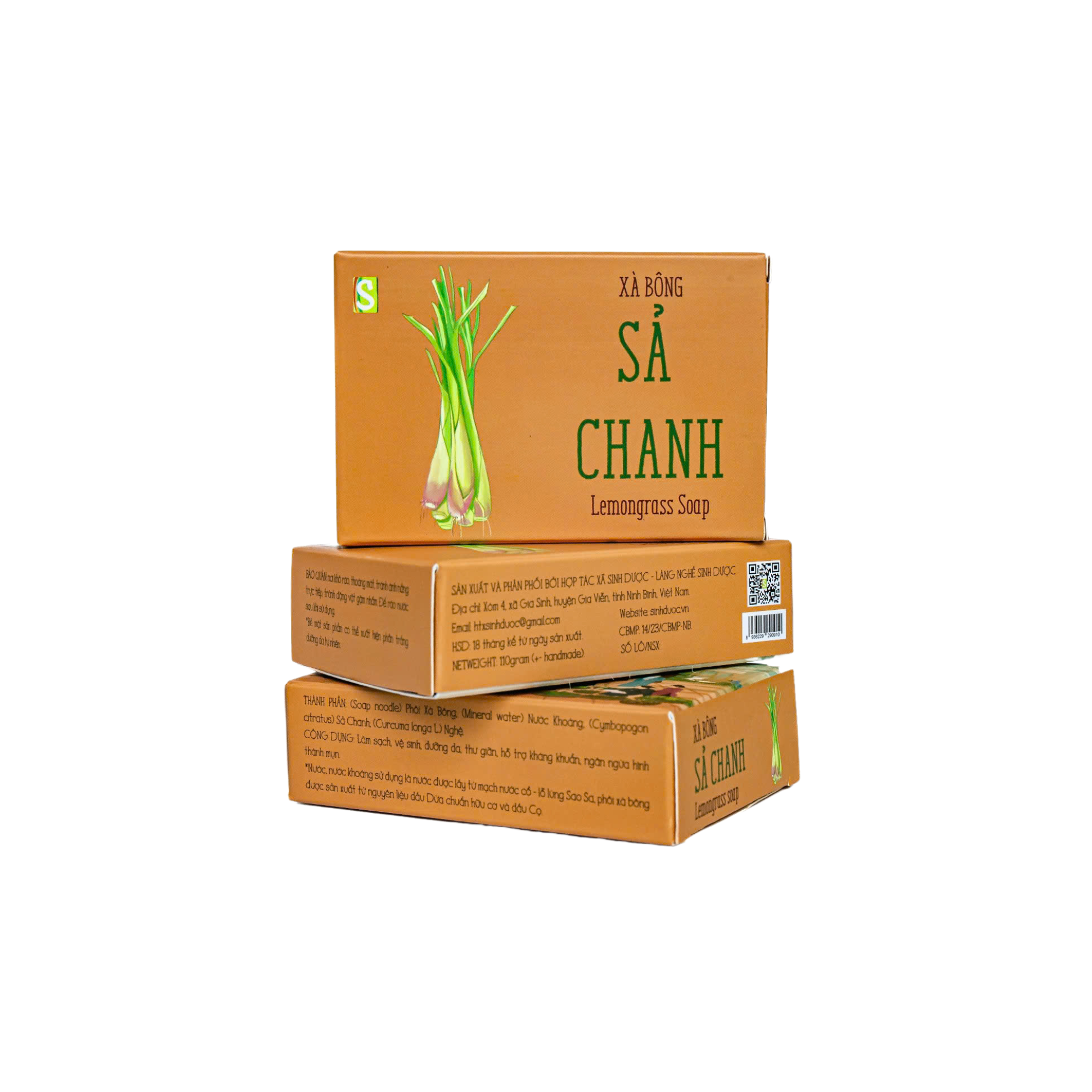 Xà bông thảo dược - Sả chanh 100g