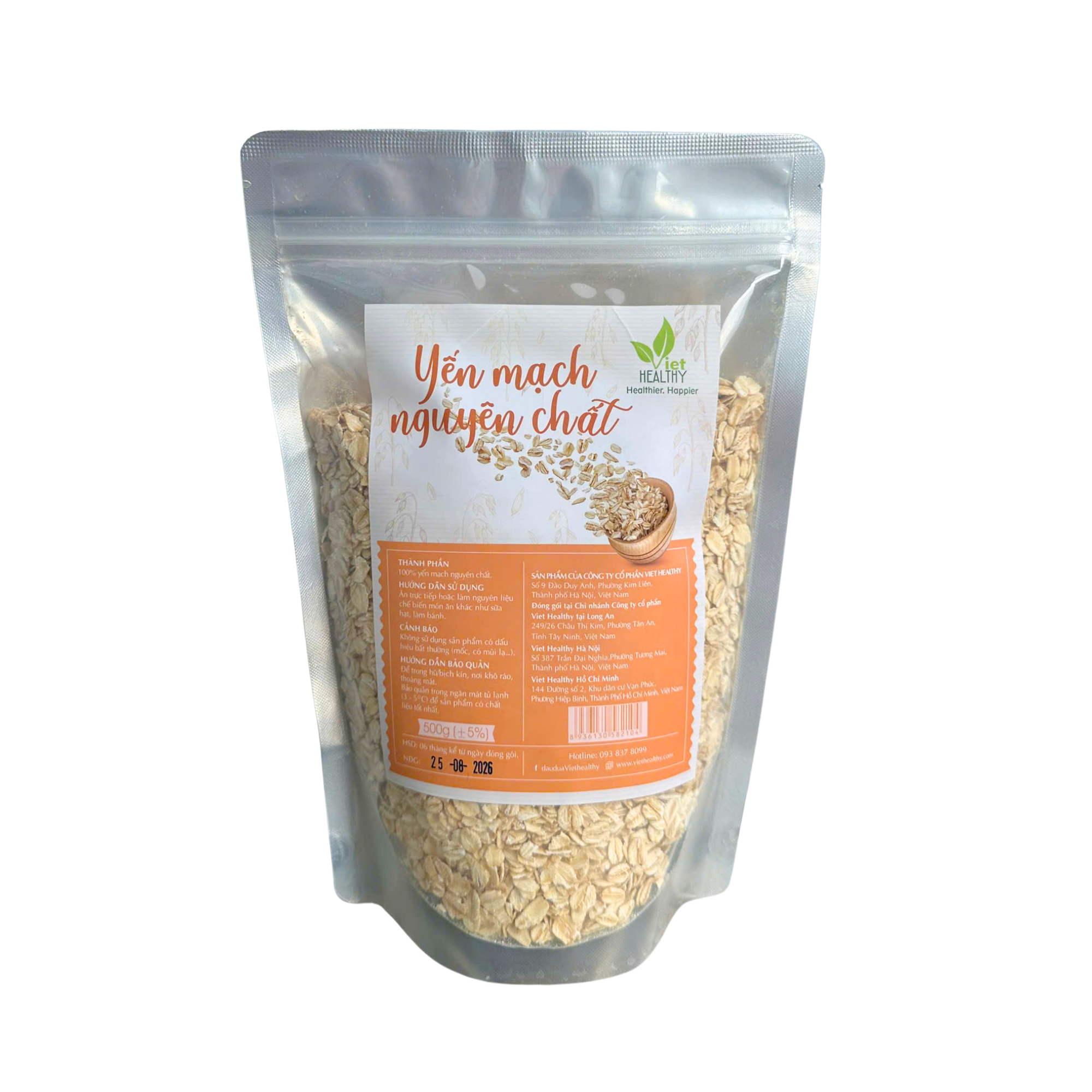 Yến mạch nguyên chất 500g