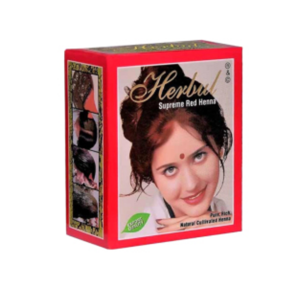Bột nhuộm tóc thảo dược Henna - Đỏ rực 60g