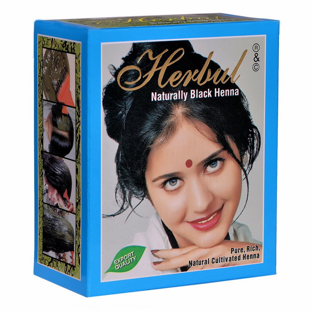 Bột nhuộm tóc thảo dược Henna - Đen 60g